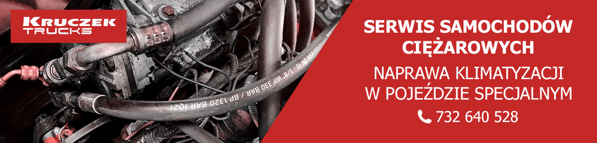 naprawa układu klimatyzacji w pojeździe specjalnym