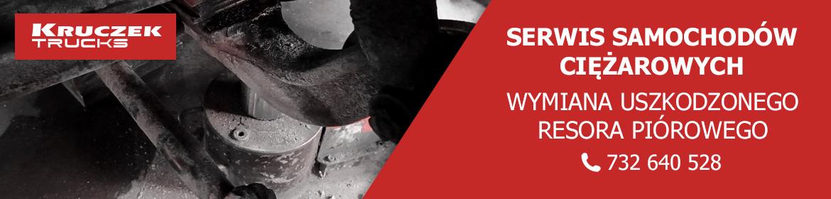 wymiana uszkodzonego resora piórkowego